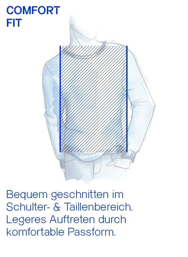 bugatti, Cardigan, Baumwolle-Kaschmir, marine Bugatti, Cardigan, Baumwolle-Kaschmir, Marine -Herrenausstatter Verkaufe 03 pullover langarm comfort illus 600x820 17