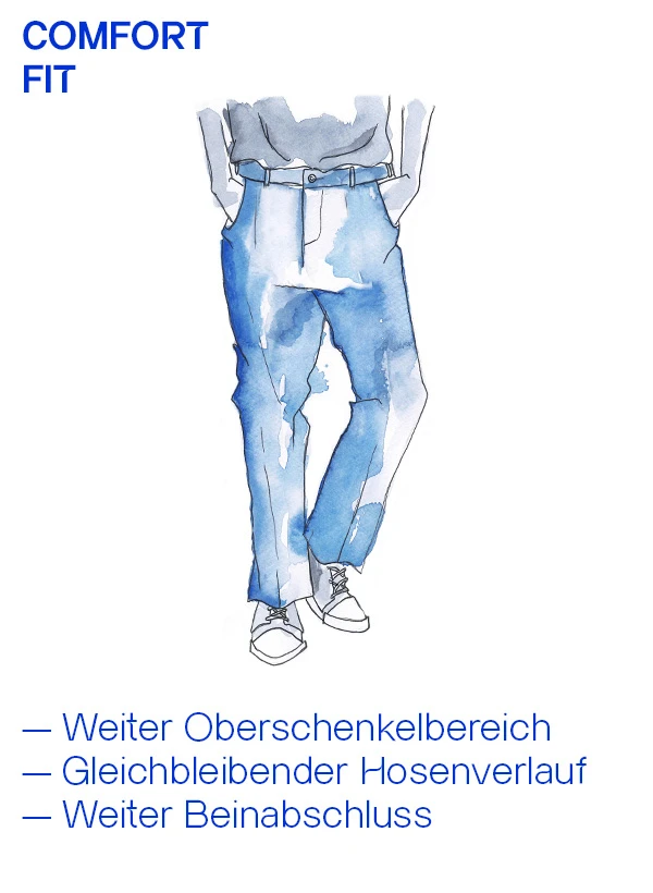 Alberto, Bundfaltenhose Ted, Wide Fit, Baumwoll-Stretch, cropped, braun meliert Alberto, Bundfaltenhose Ted, Wide Fit, Baumwoll-Stretch, Cropped, Braun Meliert -Herrenausstatter Verkaufe 04 hose comfort illus 600x820 3