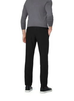 BOSS Green, Hose Commuter, Regular Fit, Mikrofaser-Stretch, Wasserabweisend, Schwarz -Herrenausstatter Verkaufe 443573 norm2