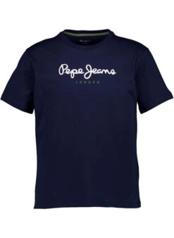 Pepe Jeans, T-Shirt, Regular Fit, Baumwolle, Navy