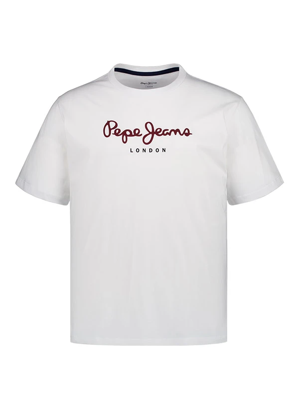 Pepe Jeans, T-Shirt, Regular Fit, Baumwolle, weiß Pepe Jeans, T-Shirt, Regular Fit, Baumwolle, Weiß -Herrenausstatter Verkaufe 444606 norm