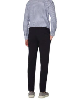 HILTL, Chino Tamo, Slim Fit, Baumwolle, Dunkelblau -Herrenausstatter Verkaufe 445235 norm2
