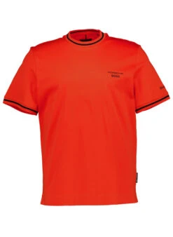 BOSS Black, T-Shirt Taut, Baumwolle, Dunkelorange