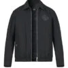 BOSS Black, Blouson Croler, Mikrofaser, Schwarz