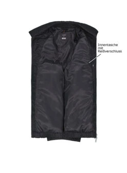 BOSS Black, Blouson Croler, Mikrofaser, Schwarz -Herrenausstatter Verkaufe 447159 norm3