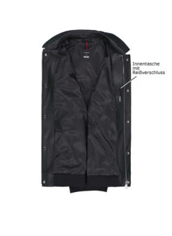 BOSS Black, Blouson Meon, Lammnappa, Schwarz -Herrenausstatter Verkaufe 447160 norm3