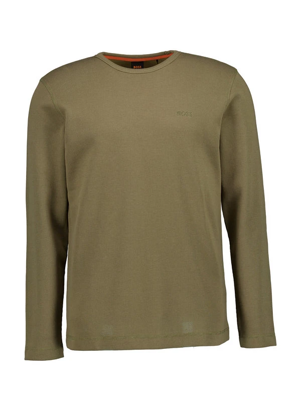 BOSS Orange, Longsleeve Tempesto, Baumwolle, olivgrün BOSS Orange, Longsleeve Tempesto, Baumwolle, Olivgrün -Herrenausstatter Verkaufe 447268 norm
