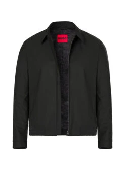 HUGO, Blouson Hellys, Performence Woll-Stretch, Schwarz