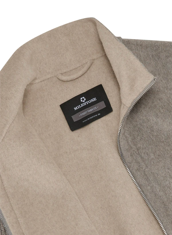 MILESTONE, Jacke MSKennedy, Woll-Stretch, hellgrau MILESTONE, Jacke MSKennedy, Woll-Stretch, Hellgrau -Herrenausstatter Verkaufe 447315 norm4