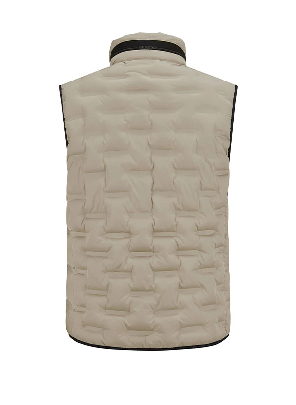 MILESTONE, Steppweste MSMalcom, Mikrofaser Sorona®, sand MILESTONE, Steppweste MSMalcom, Mikrofaser Sorona®, Sand -Herrenausstatter Verkaufe 447331 norm2