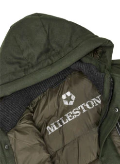 MILESTONE, Funktionsparka MSTimothy, Mikofaser Sorona®, Khaki -Herrenausstatter Verkaufe 447346 norm4