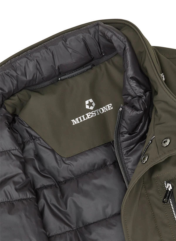 MILESTONE, Funktionsjacke MSPreston, Mikrofaser sorona®, olivgrün MILESTONE, Funktionsjacke MSPreston, Mikrofaser Sorona®, Olivgrün -Herrenausstatter Verkaufe 447348 norm4