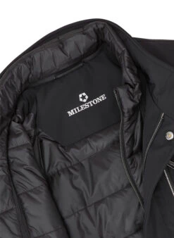 MILESTONE, Funktionsjacke MSPreston, Mikrofaser Sorona®, Schwarz -Herrenausstatter Verkaufe 447349 norm4