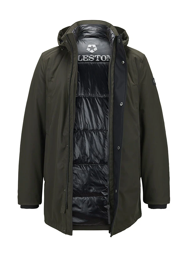 MILESTONE, Funktionsparka MSRichmond, Mikrofaser-Stretch sorona®, oliv MILESTONE, Funktionsparka MSRichmond, Mikrofaser-Stretch Sorona®, Oliv -Herrenausstatter Verkaufe 447351 norm2