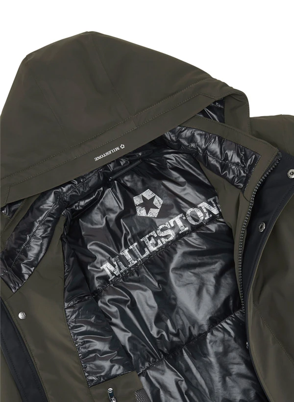 MILESTONE, Funktionsparka MSRichmond, Mikrofaser-Stretch sorona®, oliv MILESTONE, Funktionsparka MSRichmond, Mikrofaser-Stretch Sorona®, Oliv -Herrenausstatter Verkaufe 447351 norm4