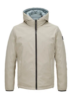 MILESTONE, Wendejacke MSTyron, Nylon-Stretch Sorona®, Sand-bleu