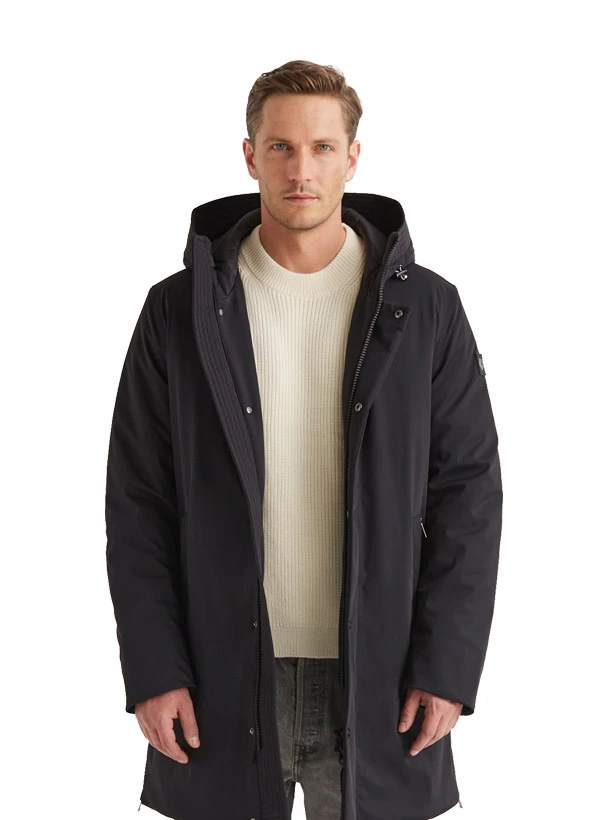 MILESTONE, Funktionsparka MSLincoln, Mikrofaser-Stretch sorona®, schwarz MILESTONE, Funktionsparka MSLincoln, Mikrofaser-Stretch Sorona®, Schwarz -Herrenausstatter Verkaufe 447354 norm2