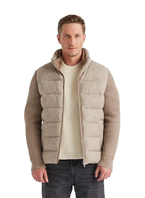 MILESTONE, Hybrid Jacke MSChester sorona®, sand MILESTONE, Hybrid Jacke MSChester Sorona®, Sand -Herrenausstatter Verkaufe 447355 norm2