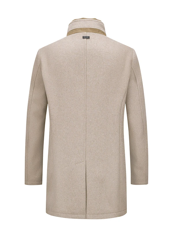 MILESTONE, Mantel MSDuran, Wolle, hellbeige meliert MILESTONE, Mantel MSDuran, Wolle, Hellbeige Meliert -Herrenausstatter Verkaufe 447358 norm3