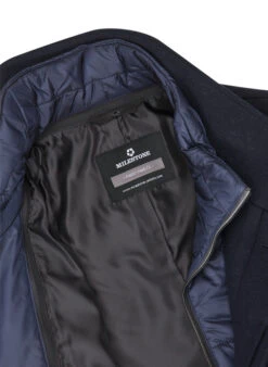 MILESTONE, Mantel MSLancaster, Wolle, Nachtblau 3 MILESTONE, Mantel MSLancaster, Wolle, Nachtblau -Herrenausstatter Verkaufe 447360 norm4