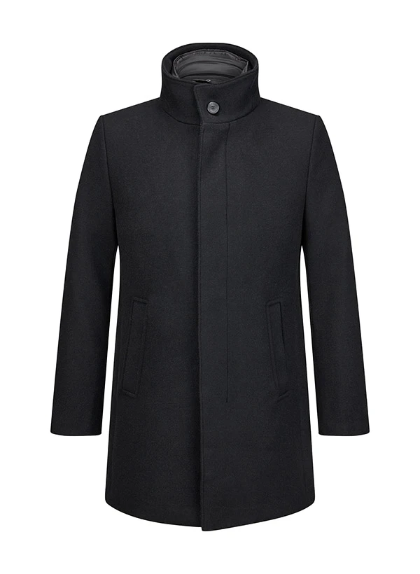 MILESTONE, Mantel MSLancaster, Wolle, schwarz MILESTONE, Mantel MSLancaster, Wolle, Schwarz -Herrenausstatter Verkaufe 447361 norm