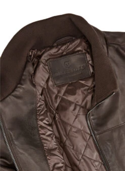 MILESTONE, Lederblouson MSRick, Lammnappa Wattiert, Dunkelbraun 3 MILESTONE, Lederblouson MSRick, Lammnappa Wattiert, Dunkelbraun -Herrenausstatter Verkaufe 447362 norm4