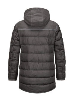 MILESTONE, Parka MSEmmerson, Ziegenvelours Webpelz, Dunkelgrau -Herrenausstatter Verkaufe 447374 norm3