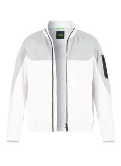 BOSS Green, Jacke Jord, Mikrofaser, Weiß