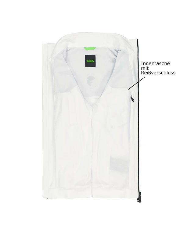 BOSS Green, Jacke Jord, Mikrofaser, weiß BOSS Green, Jacke Jord, Mikrofaser, Weiß -Herrenausstatter Verkaufe 447475 norm3