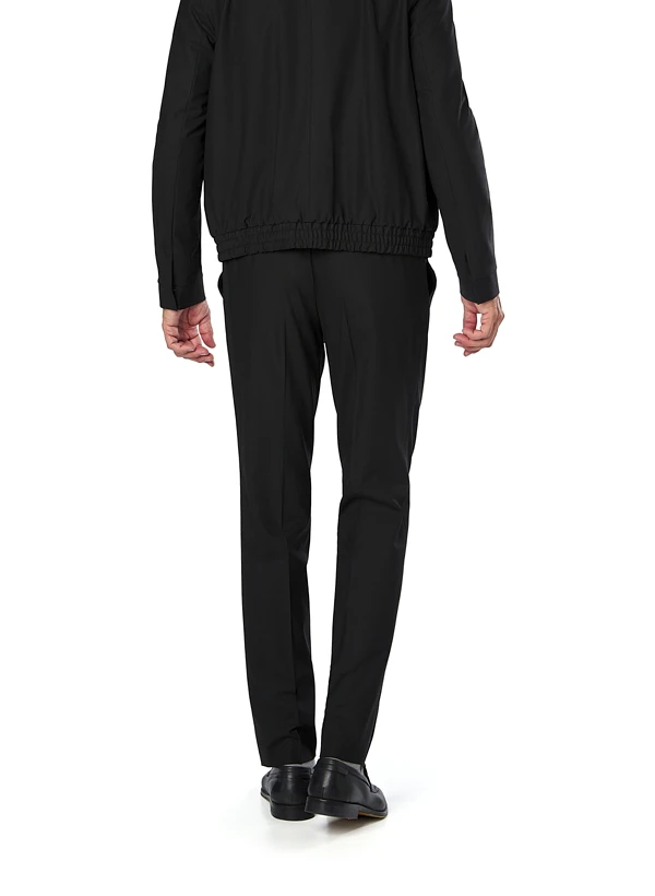 HUGO, Bundfaltenhose Getlin, Slim Fit, Wolle, schwarz HUGO, Bundfaltenhose Getlin, Slim Fit, Wolle, Schwarz -Herrenausstatter Verkaufe 447476 norm2