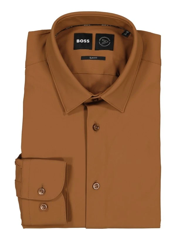 BOSS Black, Hemd Hank, Slim Fit, Performence-Stretch atmungsaktiv, cognac BOSS Black, Hemd Hank, Slim Fit, Performence-Stretch Atmungsaktiv, Cognac -Herrenausstatter Verkaufe 447538 norm