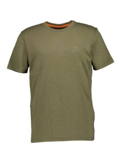 BOSS Orange, T-Shirt Tegood, Baumwolle, Moosgrün