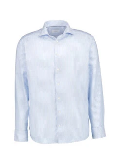ETON, Hemd, Slim Fit, Baumwolle, Himmelblau Gestreift