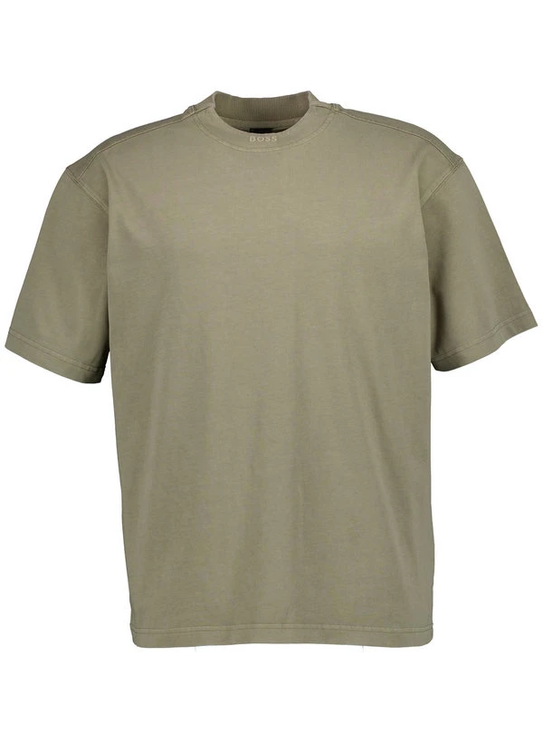 BOSS Orange, T-Shirt Dye, Baumwolle, grün BOSS Orange, T-Shirt Dye, Baumwolle, Grün -Herrenausstatter Verkaufe 447635 norm