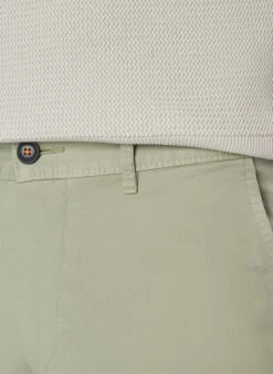BOSS Orange, Chino, Slim Fit, Baumwolle, Grün -Herrenausstatter Verkaufe 447636 norm3