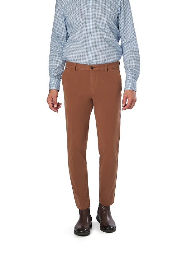 BOSS Black, Chino Kaiton, Slim Fit, Baumwolle, braun BOSS Black, Chino Kaiton, Slim Fit, Baumwolle, Braun -Herrenausstatter Verkaufe 447638 norm