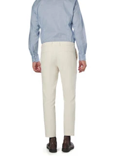 BOSS Black, Chino Kane, Regular Fit, Baumwolle, Ecru -Herrenausstatter Verkaufe 447639 norm2