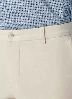 BOSS Black, Chino Kane, Regular Fit, Baumwolle, Ecru -Herrenausstatter Verkaufe 447639 norm3