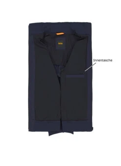 BOSS Orange, Blouson Ohice, Mikrofaser Halbgefüttert, Dunkelblau -Herrenausstatter Verkaufe 447677 norm3