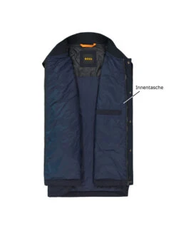 BOSS Orange, Weste Ogear, Mikrofaser, Dunkelblau -Herrenausstatter Verkaufe 447815 norm3