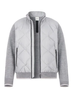 BOGNER, Strickjacke Zisco, Wolle Daune, Grau