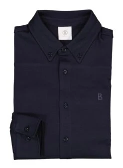 BOGNER, Hemd Franz, Baumwoll-Jersey, Navy