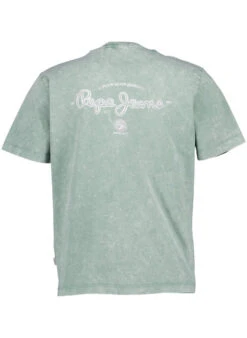 Pepe Jeans, T-Shirt Terell, Baumwolle, Grün -Herrenausstatter Verkaufe 448004 norm2