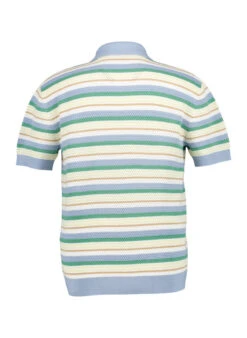 Pepe Jeans, Kurzarmpullover Preston, Baumwolle, Blau Gestreift 2 Pepe Jeans, Kurzarmpullover Preston, Baumwolle, Blau Gestreift -Herrenausstatter Verkaufe 448011 norm2