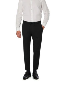 CINQUE, Hose Cijuno, Jersey Cropped, Schwarz