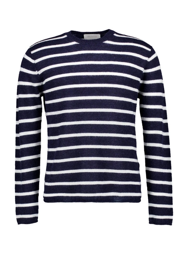 JUVIA, Pullover Livian, Wolle-Alpaka, navy gestreift JUVIA, Pullover Livian, Wolle-Alpaka, Navy Gestreift -Herrenausstatter Verkaufe 448027 norm