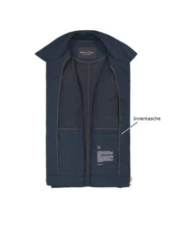 Marc O'Polo, Fieldjacket, Mikrofaser Ungefüttert, Navy -Herrenausstatter Verkaufe 448028 norm3