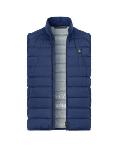 Marc O'Polo, Steppweste, Mikrofaser Wasserabweisend, Dunkelblau