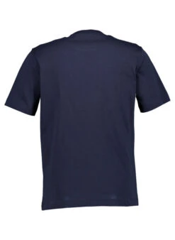 Marc O'Polo, T-Shirt, Regular Fit, Bio Baumwolle, Dunkelblau -Herrenausstatter Verkaufe 448034 norm2