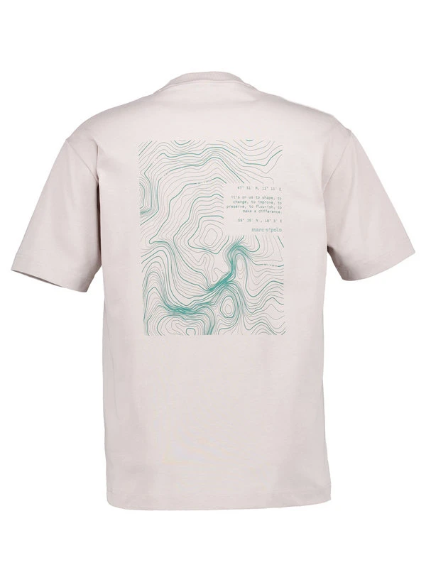 Marc O'Polo, T-Shirt, Relaxed Fit, Bio Baumwolle, grau Marc O'Polo, T-Shirt, Relaxed Fit, Bio Baumwolle, Grau -Herrenausstatter Verkaufe 448045 norm2